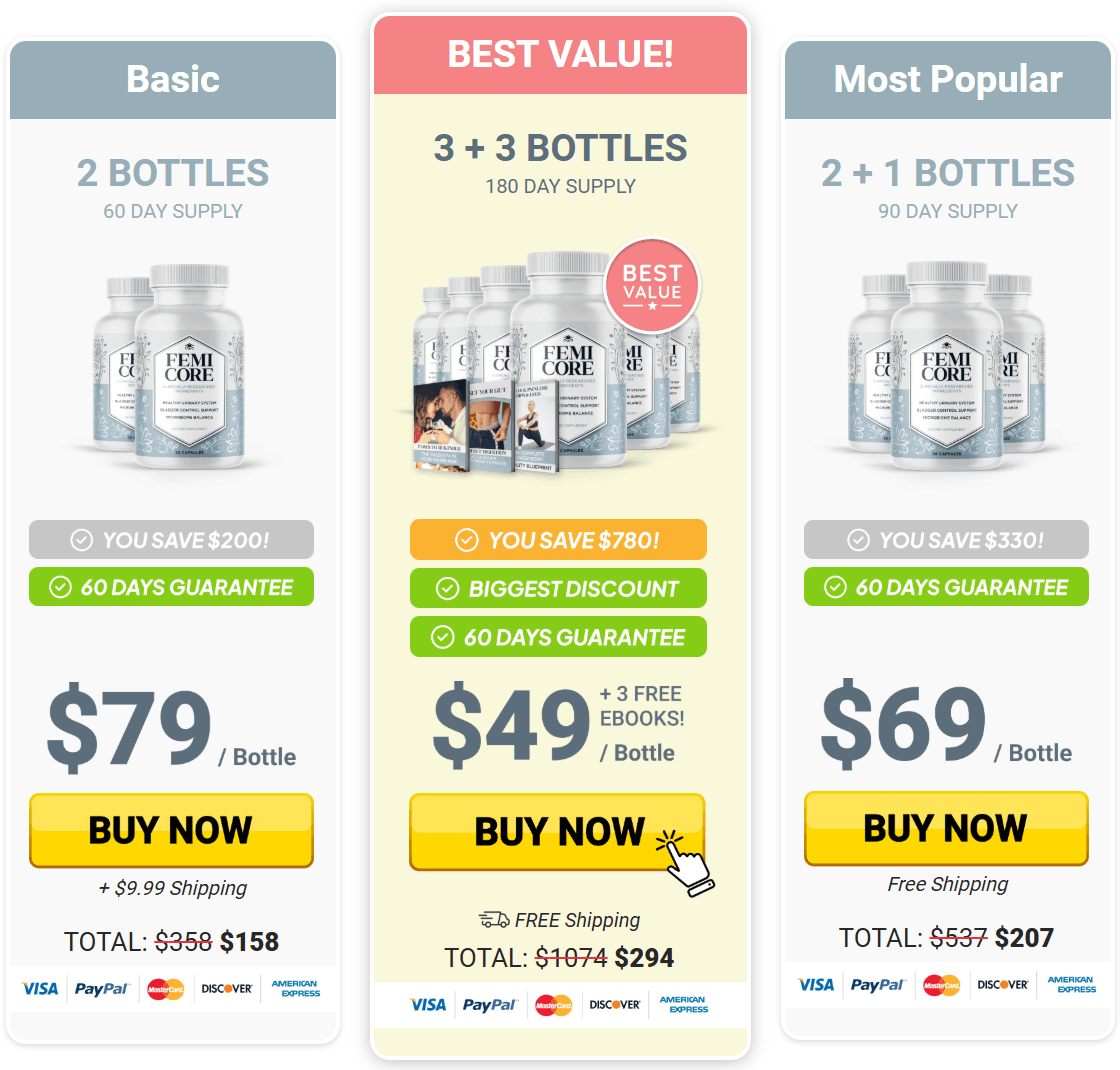 femicore order-sale